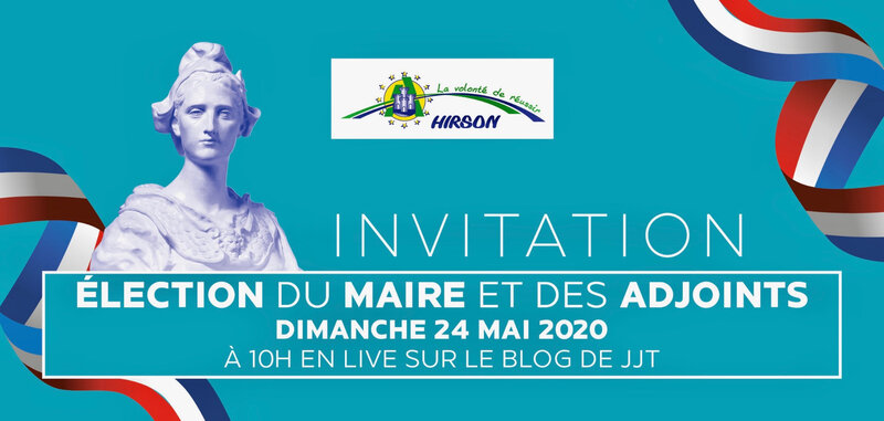 INVITATION 2020 ÉLECTION MAIRE ADJOINTS 2