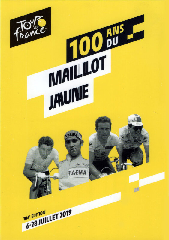 CPM Tour de France 2019 100 ans Maillot Jaune