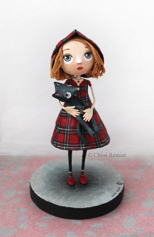 Petit chaperon rouge d'Ecosse (14,5x8cm) 16nov 2021 etsy 1