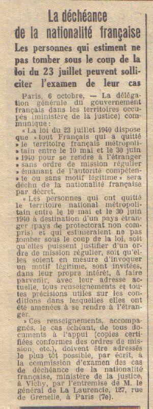 32 lundi 7 octobre 1940