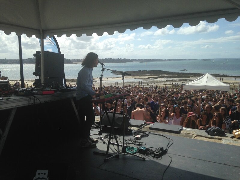 festival la Route du Rock 2015 été plage Bon Secours Flavien Berger Saint-Malo fort