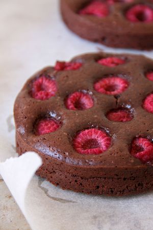 tartelette brownie framboises 2
