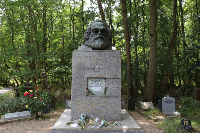 Le monument de Karl Marx
