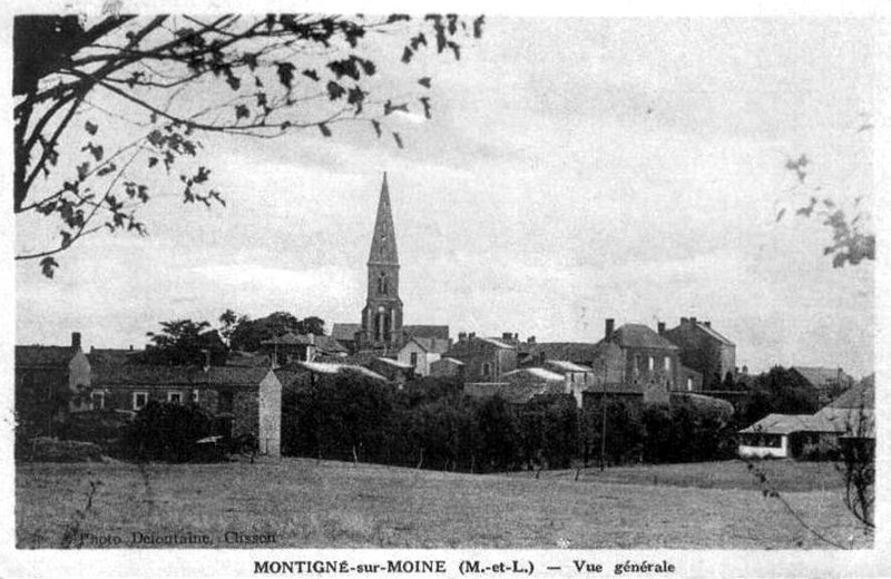 Montigné-sur-Moine vue z