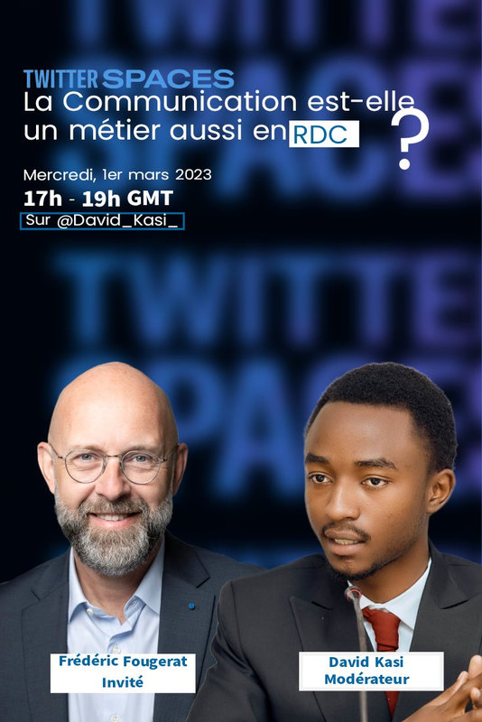 Twitter Space Frederic Fougerat et David Kasi