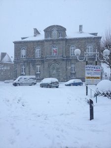 Avranches mairie neige 12 mars 2013