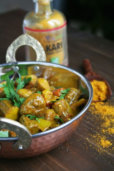 Curry de gombos ou Okra curry 1