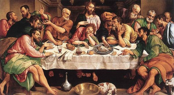 jeudi saint800px-Jacopo_Bassano_Last_Supper_1542