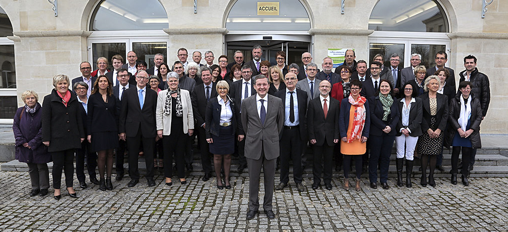 Conseil Départemental Manche 2015 installation Philippe Bas