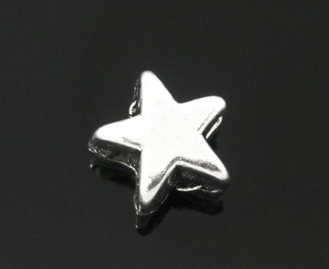 perles étoile 6 x 6 mm