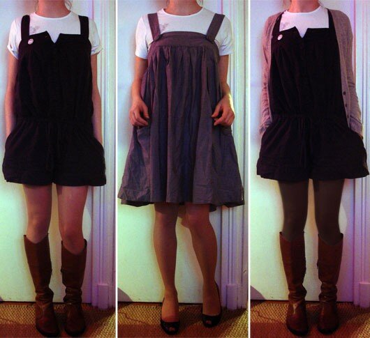 salopette combi short 