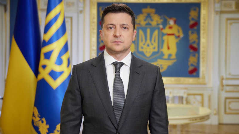 Ukraine president Zelensky