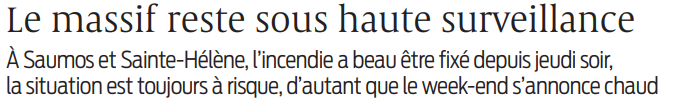 2022 09 17 SO Le massif reste sous haute surveillance