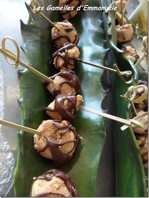 Sucettes de foie gras épicées et croquantes recettes Sucettes de foie gras épicées et croquantes