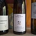 Trois vins <b>blancs</b> secs d'origine bourguignonne, alsacienne, et bordelaise...