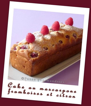 Cake au mascarpone, framboises et citron (18)