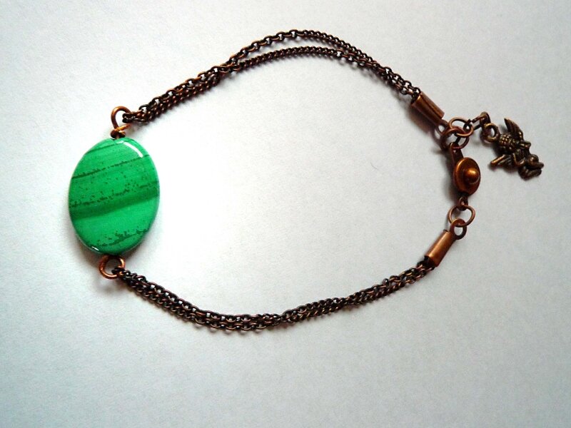 Bracelet MALACHITE 33€