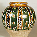 <b>Sancai</b> ware Jar, Tang dynasty (618-907)