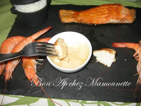 Ardoise de mer, CSJ, saumon, crevettes 027