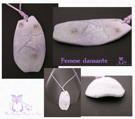 Pendentif femme dansante