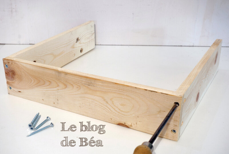 DIY calendrier de l'Avent en planches de palette