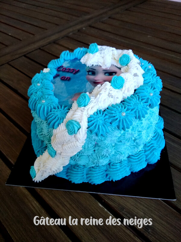 Gâteau la reine des neiges1