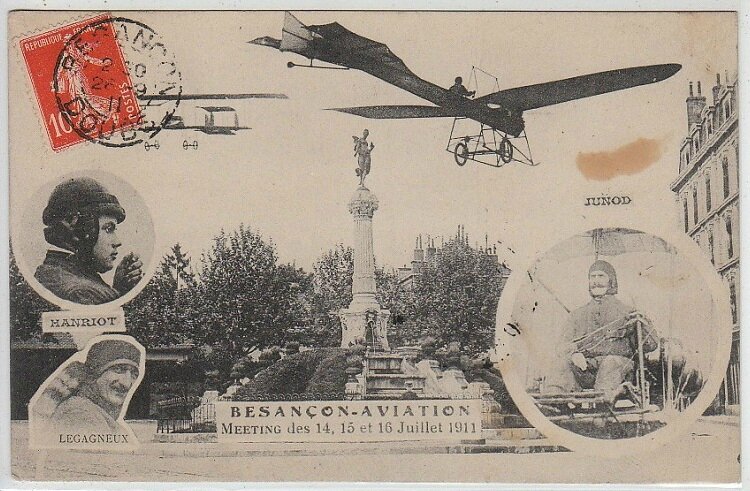 flore juillet 1911 meeting aérien carte complète