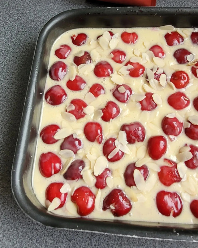 clafoutis cerise gâteau