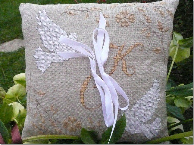 coussin mariage lucette