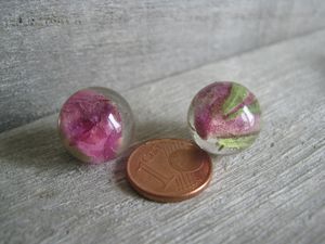 perles bulles de rose