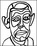modèle Autoportrait II de Dubuffet-001