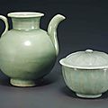 A Longquan celadon ewer, <b>Southern</b> <b>Song</b>-<b>Yuan</b> <b>dynasty</b> (<b>1127</b>-<b>1368</b>)