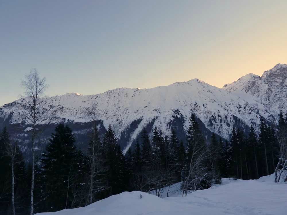 Vue sur les crêtes des Berlanches et les Grandes Lanches
