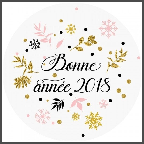 bonne année 2018