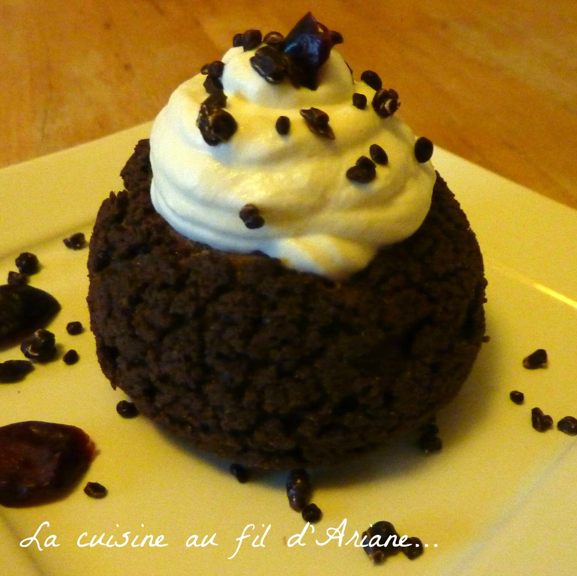 Choux forêt noire selon Philippe Urraca - La cuisine au fil d&amp;#39;Ariane...