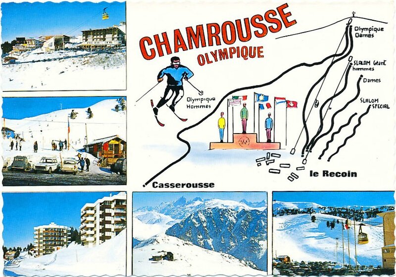 JO 1968 Grenoble CPM 14 Chamrousse