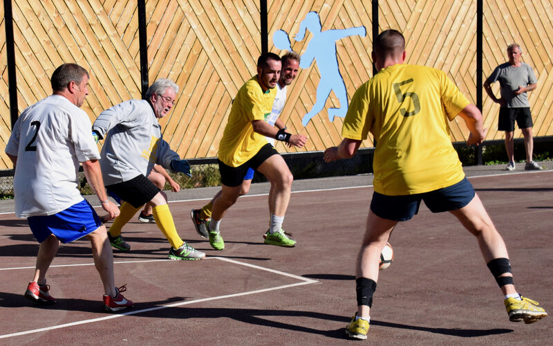TERRAIN MULTISPORTS INAUGURATION 2019 MATCH GENDARMERIE JJT Daniel Dautremay