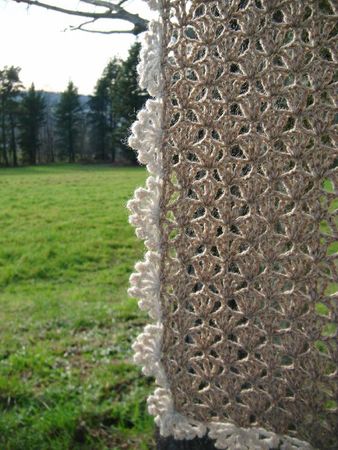 écharpe crochet dentelle 028