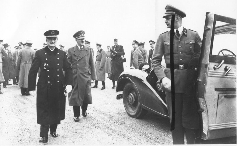 Hitler & Horthy at a meeting in Berchtesgaden