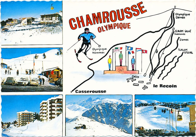 CPM JO 1968 Grenoble Chamrousse