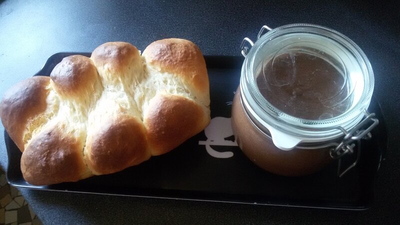 Céline l'a fait Brioche et pâte à tartiner