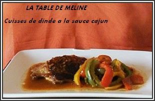 Cuisse de dinde épicée aux petits légumes