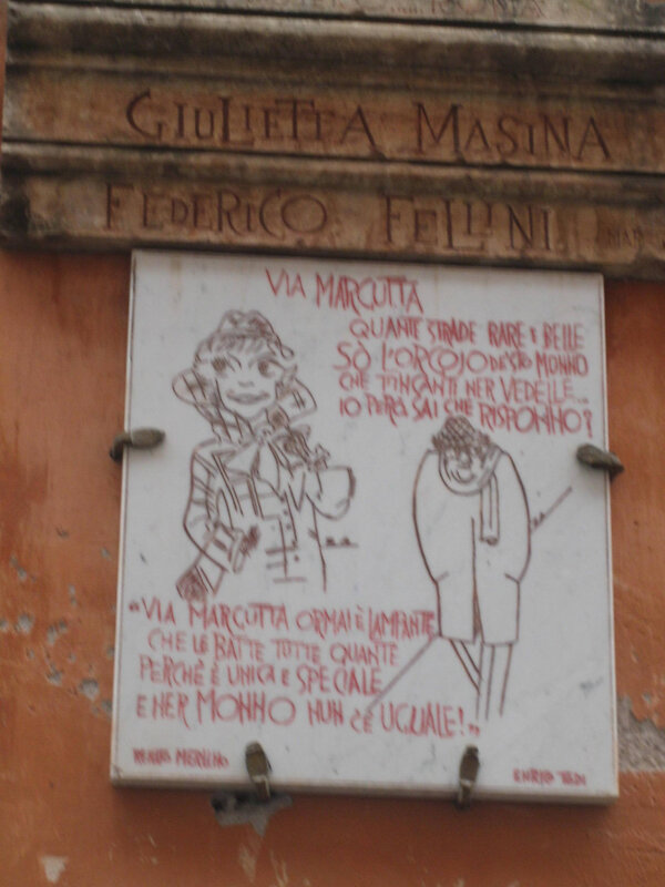 Rome Campo Marzio Via Margutta Masian Fellini