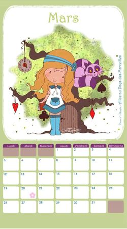 Calendrier MARS12b-A3