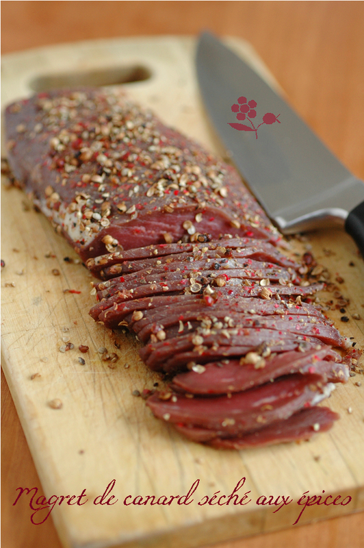 Magret de canard séché aux épices