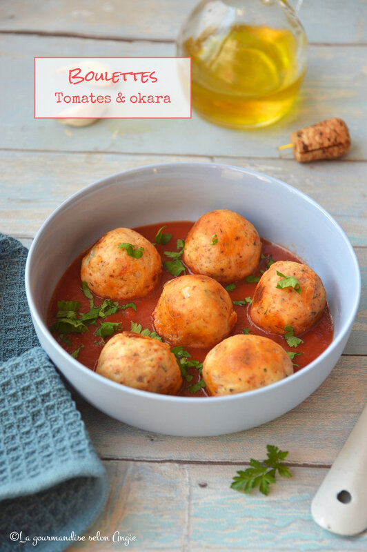 boulettes okara tomate vegan sans gluten
