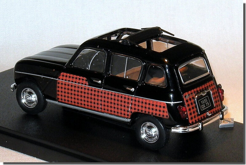 Renault 4 Parisienne noir rouge A 2