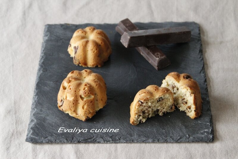 Muffins bananes chocolat