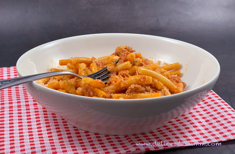 Pâtes à la saucisse italienne et à la mozzarella 3