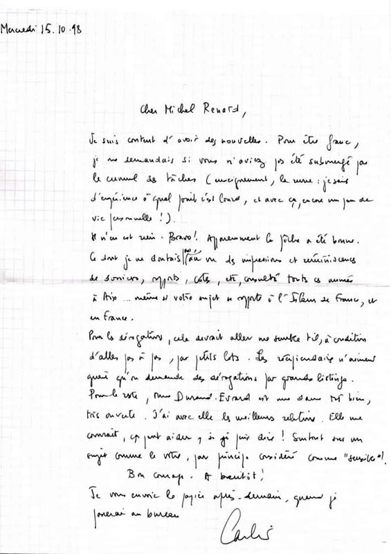 Omar Carlier lettre 15 oct 1998
